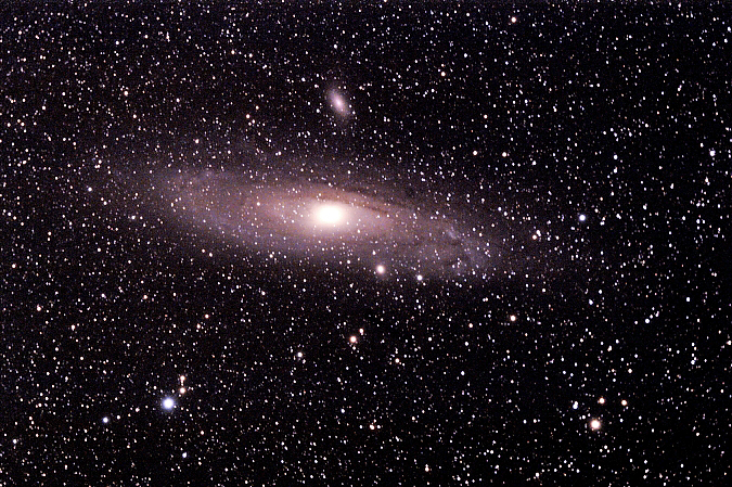 M31, Andromedanebel + M32 + M110