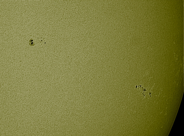 Weißlicht-Sonne, Mär 2014
